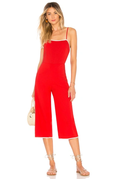 Shop Tularosa Isabeli Jumpsuit In Red
