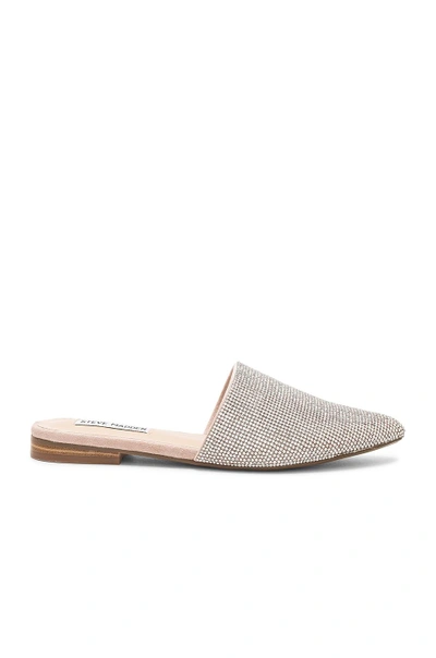 Shop Steve Madden Trace Slide In Metallic Silver