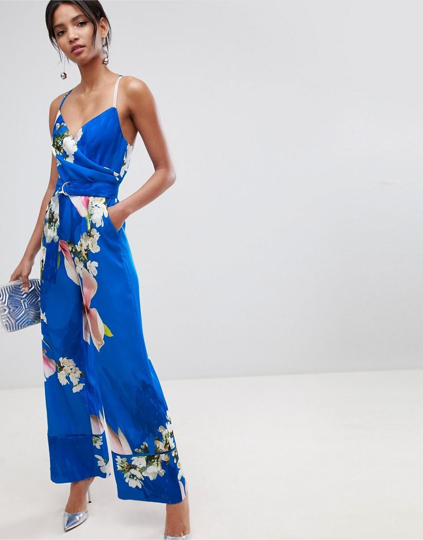 ted baker blue harmony dress
