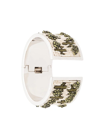 Shop Mignonne Gavigan Embellished Band Bracelet - White