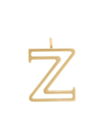 Shop Chloé Alphabet Z Pendant - Metallic