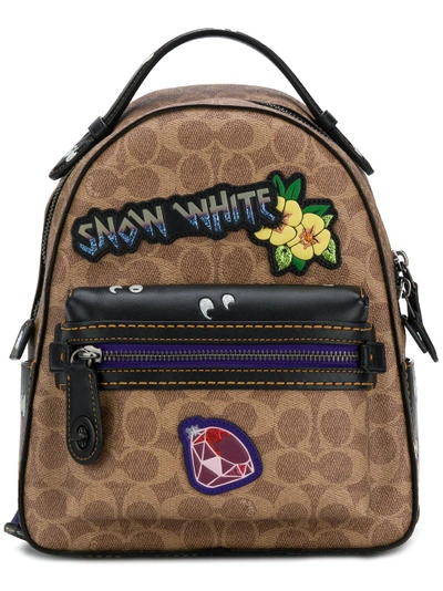 Coach backpack snow hot sale white