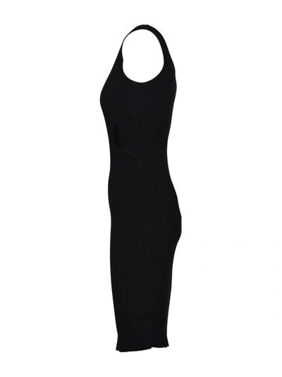 Shop Helmut Lang Sleeveless Dress Black