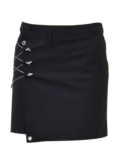 Shop Alyx Mini Skirt With Lacing In Black