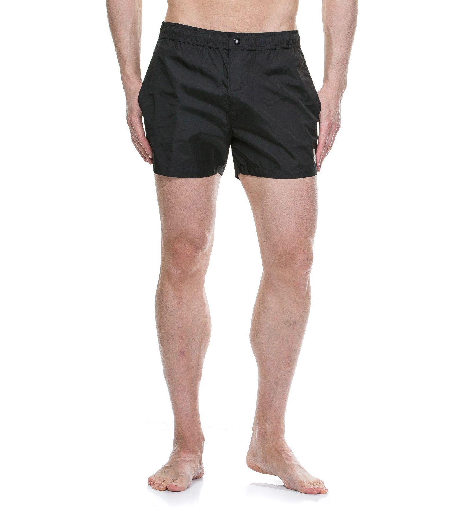 mens black moncler shorts