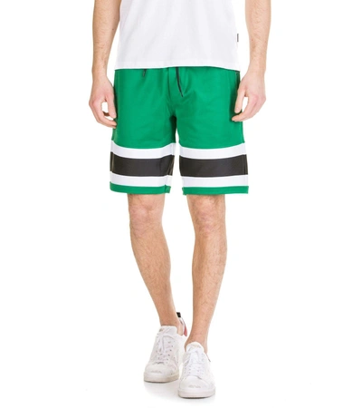 Shop Ami Alexandre Mattiussi Jogging Shorts In Green