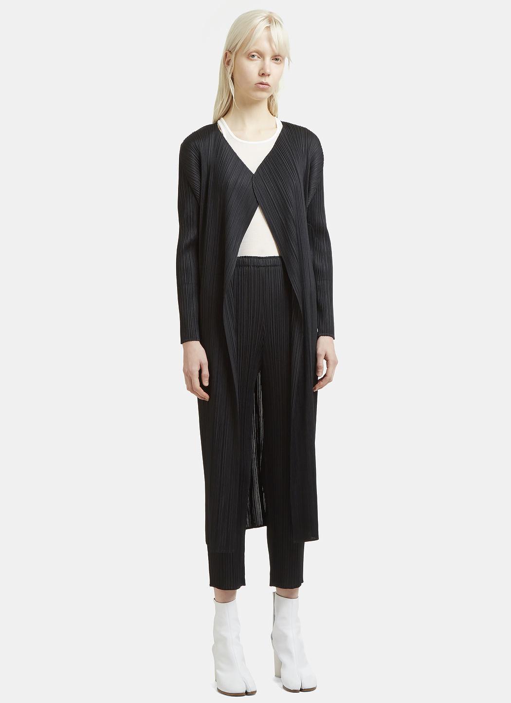 pleats please issey miyake cardigan