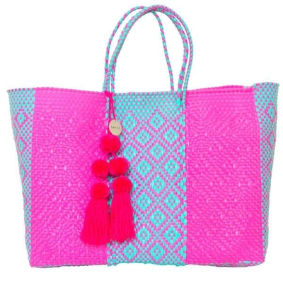 Shop Soi 55 Lolita Beach Bag Lucila In Purple