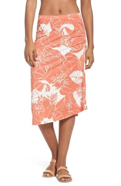 Shop Patagonia Dream Song Skirt In Valley Flora Quartz Coral