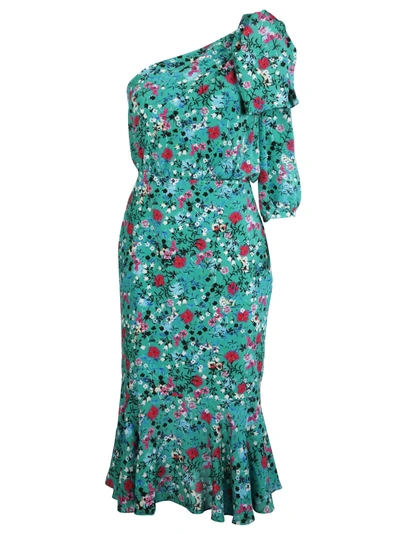 Shop Saloni Juliet Dress In Green