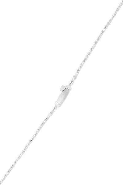 Shop Buccellati 18-karat White Gold Diamond Earring And Necklace Set