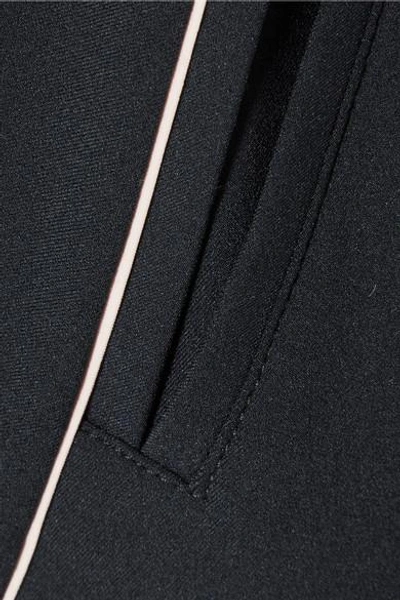 Shop Vaara Erin Stretch-knit Track Pants In Black