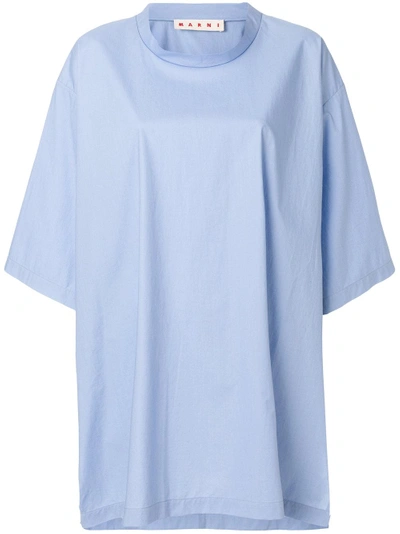 Shop Marni Oversized T-shirt - Blue