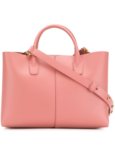 Shop Mansur Gavriel Mini Folded Bag - Pink