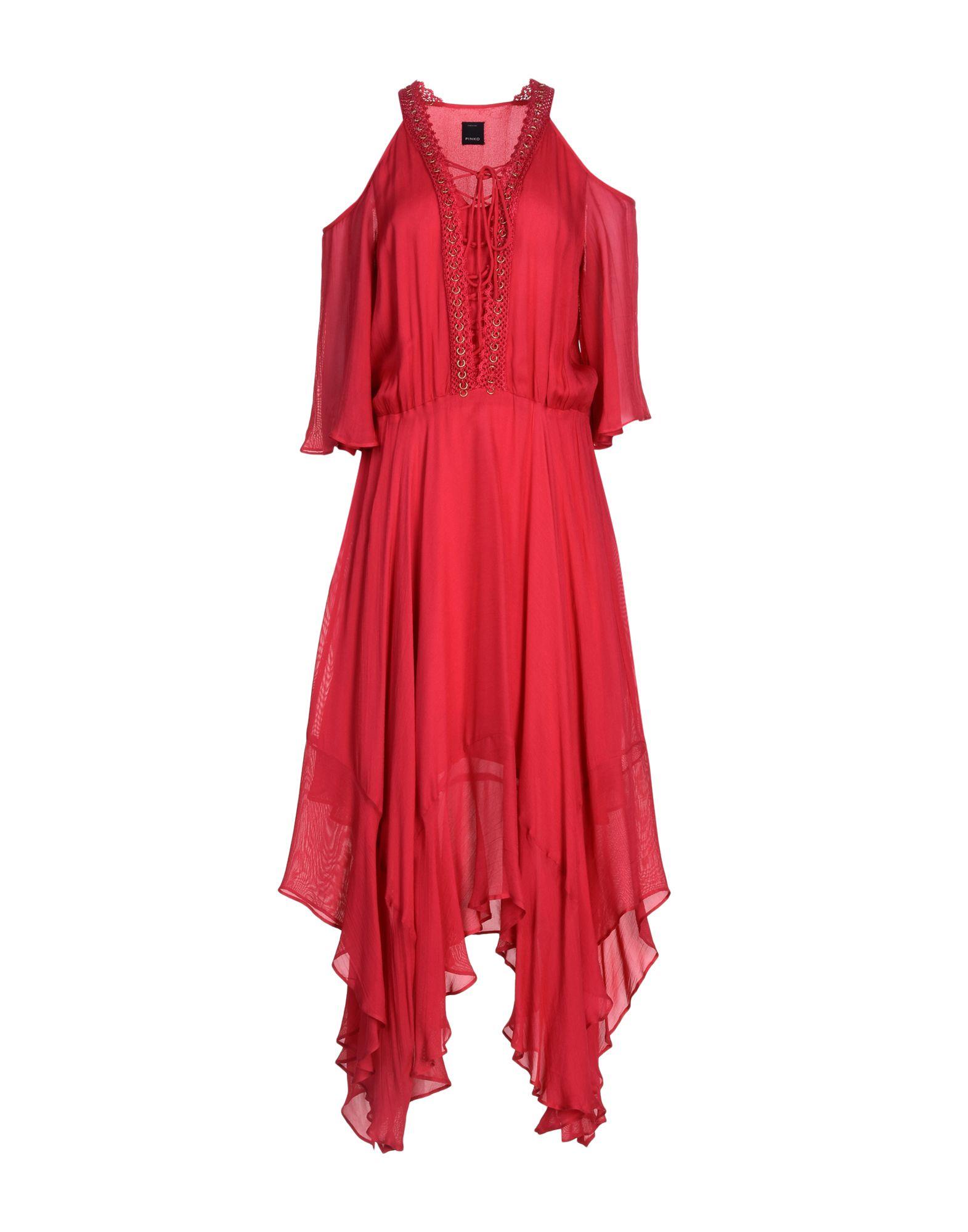 pinko red dress