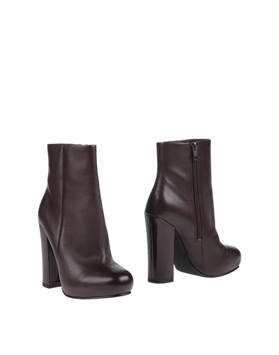 Shop Ash Ankle Boot In Deep Purple