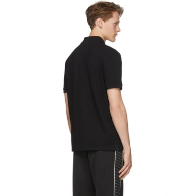 Shop Valentino Black Vltn Polo In 0no Black