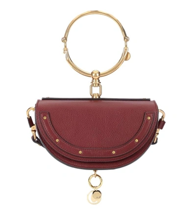 Shop Chloé Nile Minaudière Crossbody Bag In Red