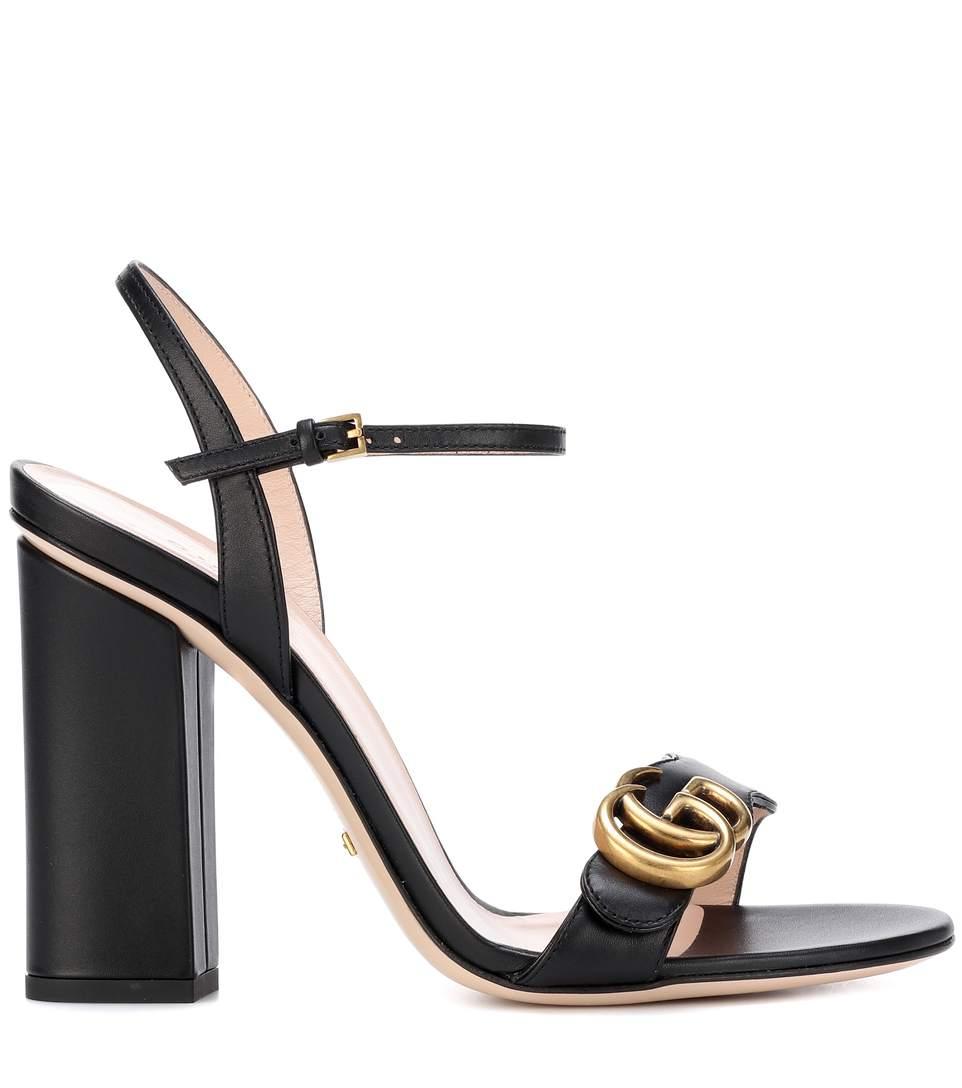 gucci marmont sandal black