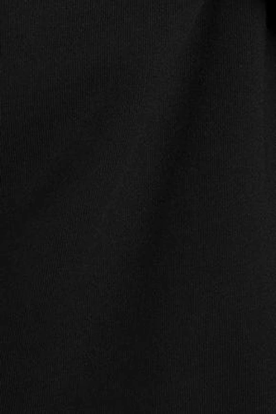 Shop Alexander Wang T Woman Mélange Cotton-blend Sweatshirt Black