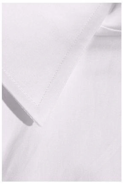 Shop Maison Margiela Woman Cotton-poplin Shirt White