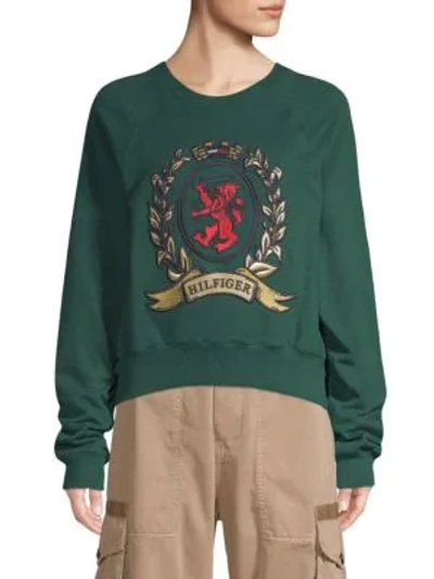 Shop Tommy Hilfiger Bayberry Crest Logo Sweatshirt