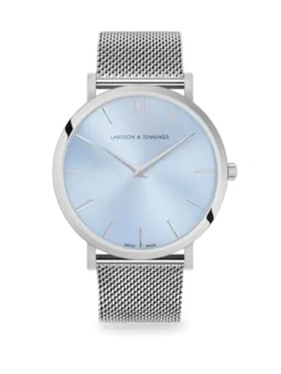 Shop Larsson & Jennings Lugano Solaris Silvertone Bracelet Watch