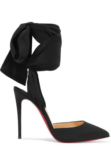 Christian Louboutin Douce Du Desert 100 Crepe De Chine Pumps In ... Christian Louboutin Douce Du Desert 100 Crepe De Chine Pumps In ...