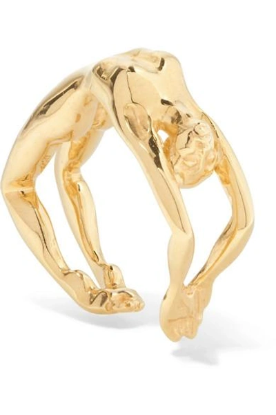 Shop Paola Vilas Louise Gold-plated Ring