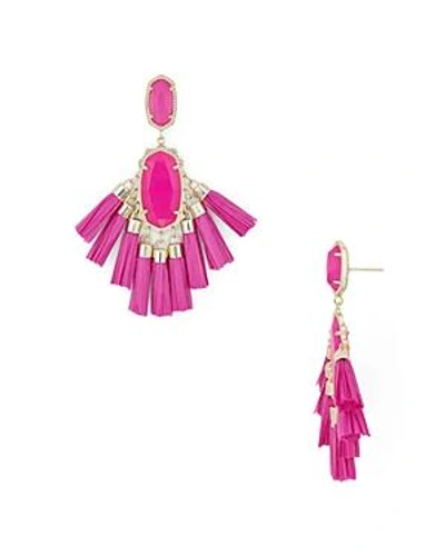 Shop Kendra Scott Kristen Tassel Drop Earrings In Pink
