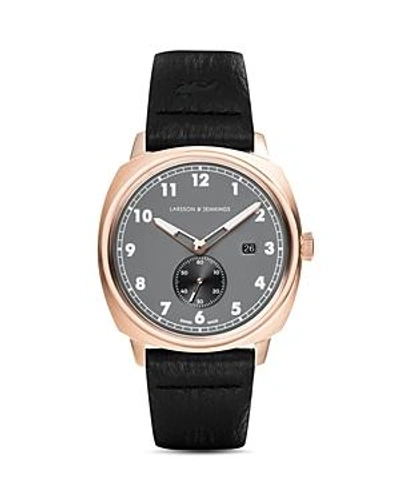 Shop Larsson & Jennings Meridian Watch, 38mm In Gray/black