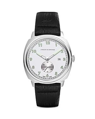 Shop Larsson & Jennings Meridian Watch, 38mm In Silver/black