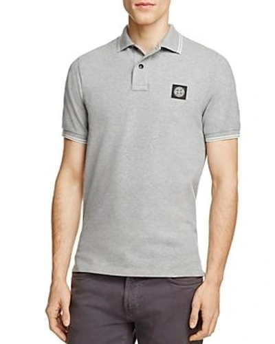 Shop Stone Island Regular Fit Polo Shirt In Dust