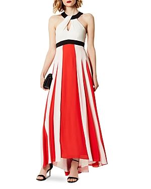 karen millen pleated maxi dress