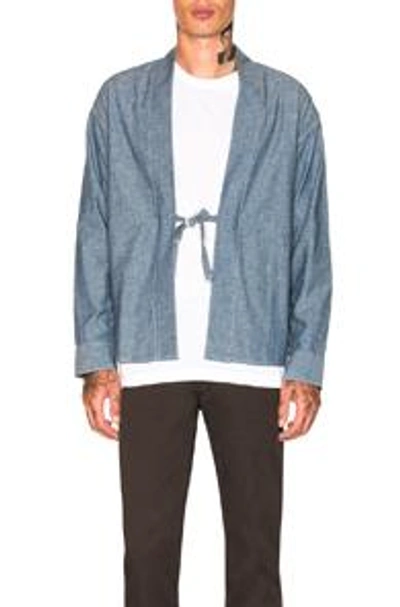 Shop Visvim Lhamo 衬衫 In 颜色： Indigo Chambray