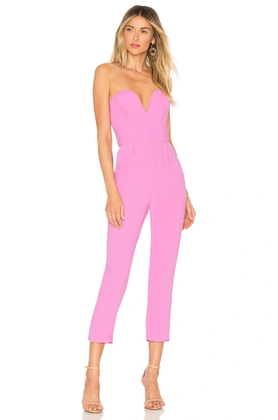 Shop Amanda Uprichard X Revolve Cherri Jumpsuit In Pink. In Sweet Pink
