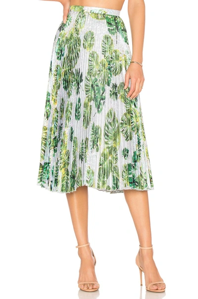 Shop Delfi Clara Skirt In Green