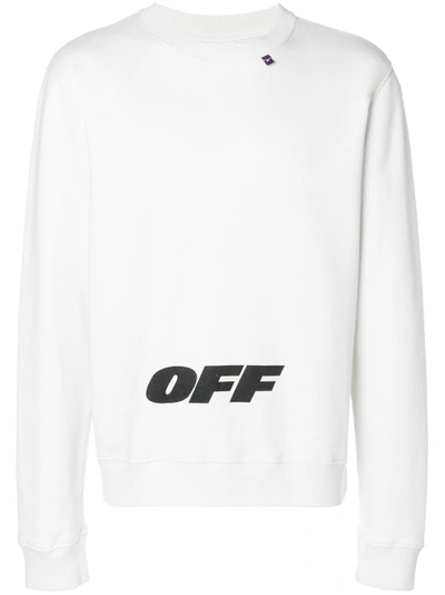Shop Off-white Wing Off Logo Sweatshirt