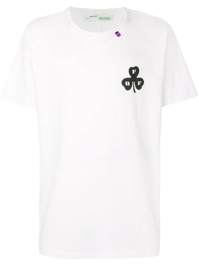 back embroidered logo T-shirt