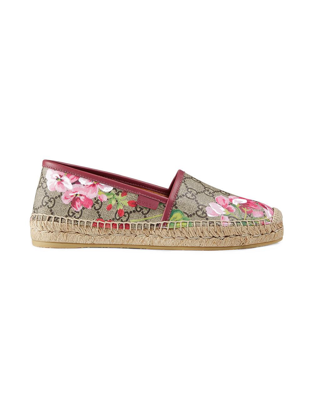 gucci gg blooms supreme espadrille