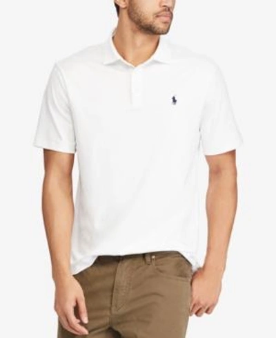 Shop Polo Ralph Lauren Men's Classic-fit Soft-touch Cotton Polo In White