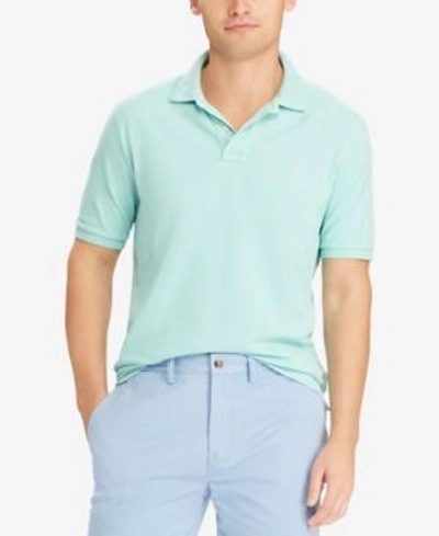 Shop Polo Ralph Lauren Men's Classic-fit Cotton Mesh Polo In Bayside Green