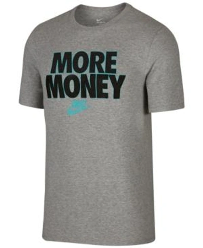 Shop Nike Men's Sportswear Graphic T-shirt In Grey
