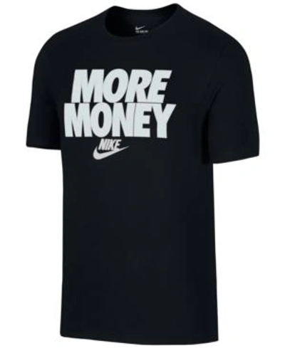 Shop Nike Men's Sportswear Graphic T-shirt In Black