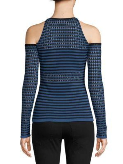 Shop Bailey44 Stadium Striped Sweater In Chalk