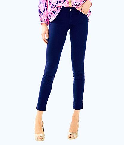 Lilly Pulitzer Womens 31 Worth Skinny Jean Sateen In Resort