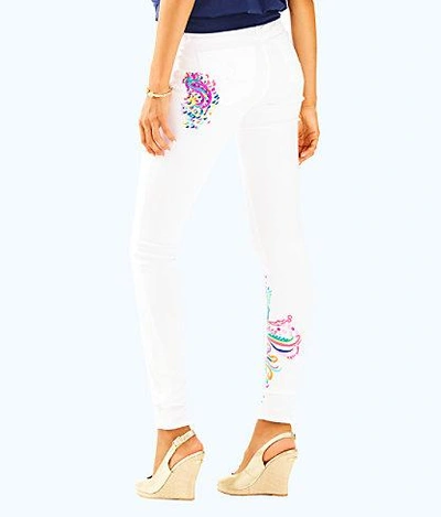 Shop Lilly Pulitzer Womens 31" South Ocean Skinny Pant In Resort White