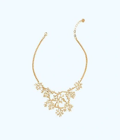 Shop Lilly Pulitzer Elsa Necklace In Gold Metallic