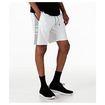 Shop Under Armour Men's Ez Knit Shorts, White