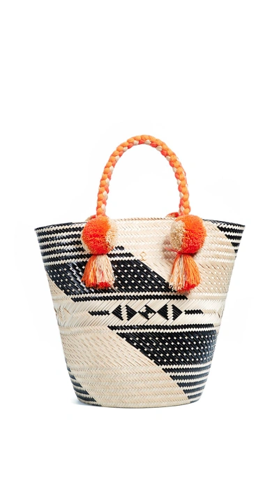 Shop Yosuzi Dani Tote Bag In Orange Multi